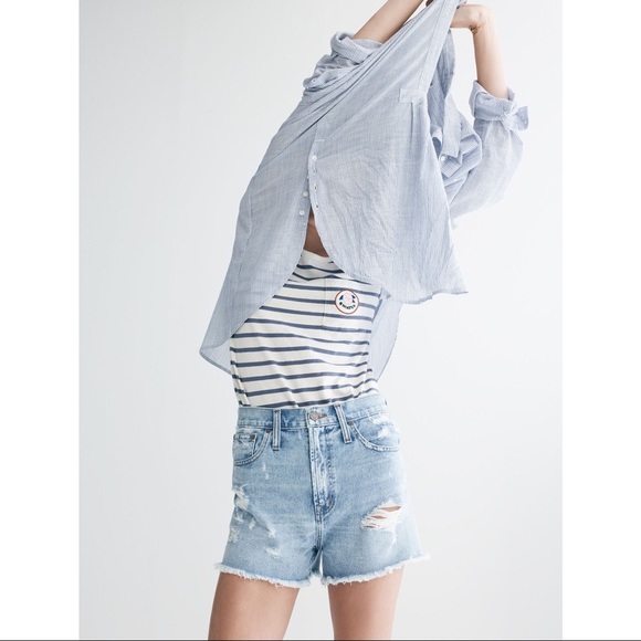 madewell perfect jean short